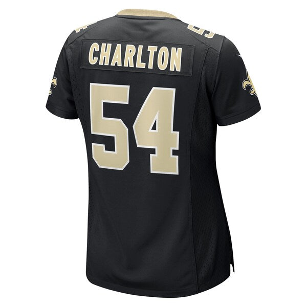 Taco Charlton New Orleans Saints Nike Women's Game Player Jersey - Black