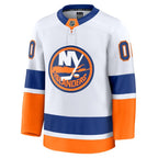 New York Islanders  Away Premium Custom Jersey - White/Royal