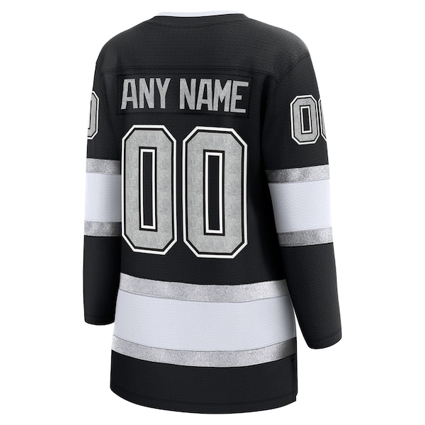 Los Angeles Kings  Women's Home Breakaway Custom Jersey - Black