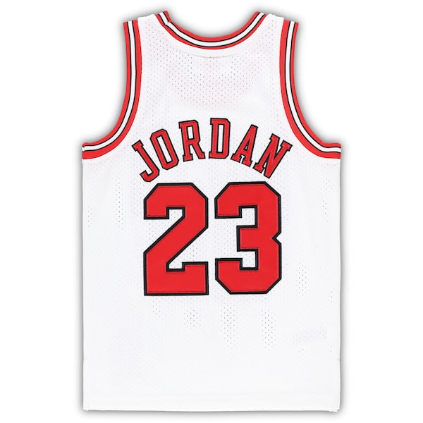 Michael Jordan Chicago Bulls Preschool 1997/98 Hardwood Classics Authentic Jersey - White/Black/Red