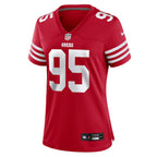 Alfred Collins San Francisco 49ers Nike Women's Team Game Jersey -  Scarlet