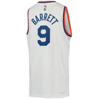 RJ Barrett New York Knicks Nike Youth 2021/22 Swingman Player Jersey - Classic Edition - White