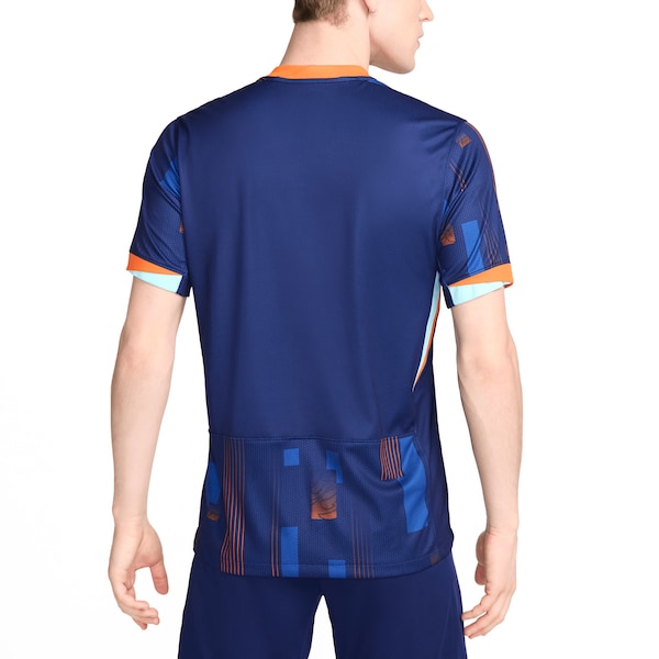 Netherlands National Team Nike 2024 Away Replica Blank Jersey - Blue