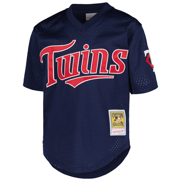 David Ortiz Minnesota Twins  Youth Cooperstown Collection Mesh Batting Practice Jersey - Navy