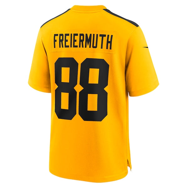 Pat Freiermuth Pittsburgh Steelers Nike Alternate 1933 Throwback Game Jersey - Gold/Black