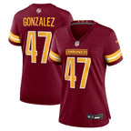 Zane Gonzalez Washington Commanders Nike Women's  Game Jersey -  Burgundy