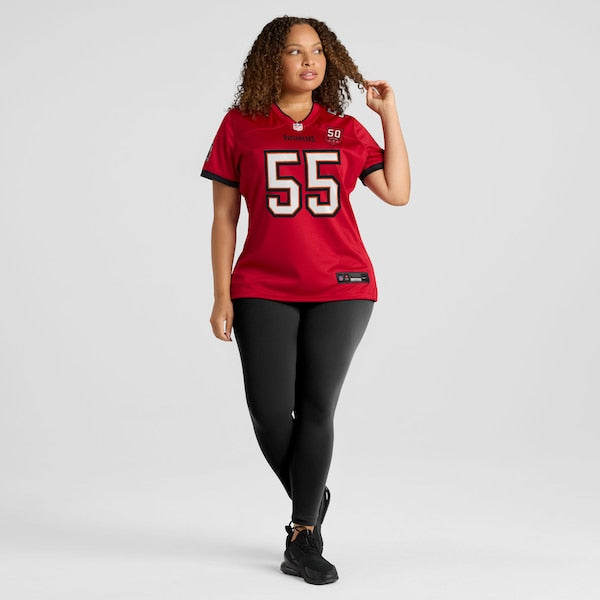 Derrick Brooks Tampa Bay Buccaneers Nike Women's 50th Anniversary Team Game Jersey - Red/Creamsicle