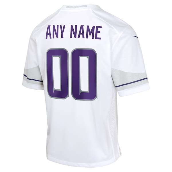 Minnesota Vikings Nike Youth Alternate Custom Game Jersey - White