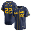 Christian Yelich Milwaukee Brewers Nike Alternate Limited Jersey - Navy