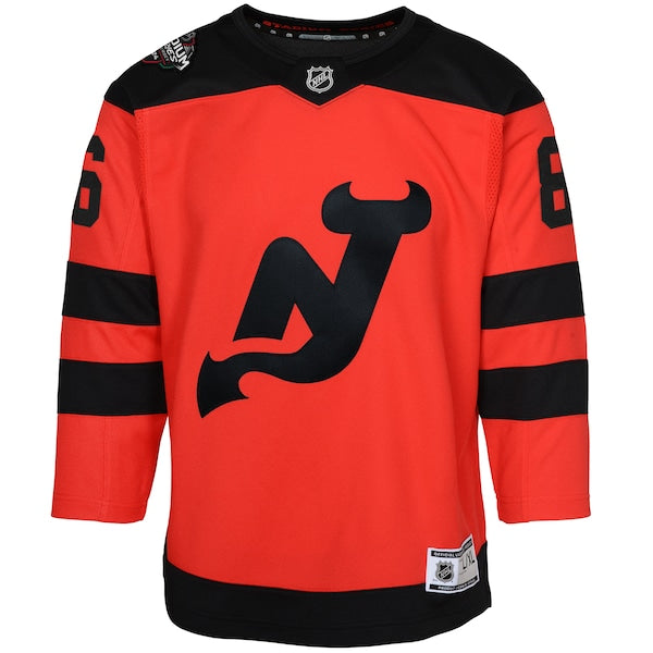 Jack Hughes New Jersey Devils Preschool 2024 NHL Stadium Series Premier Player Jersey – Red