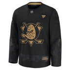 Anaheim Ducks  2024 Military Appreciation Practice Jersey - Black