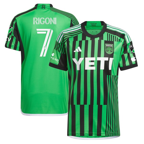 Emiliano Rigoni Austin FC adidas 2024 Las Voces Kit Authentic Jersey - Green