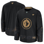 Winnipeg Jets  2024 Military Appreciation Practice Jersey - Black