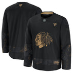 Chicago Blackhawks  2024 Military Appreciation Practice Jersey - Black