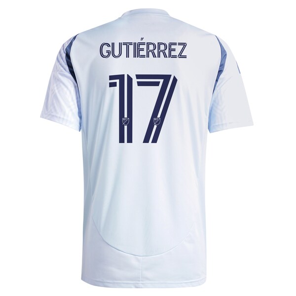 Brian Gutierrez Chicago Fire adidas 2025 The Municipal Kit Replica Player Jersey - Light Blue