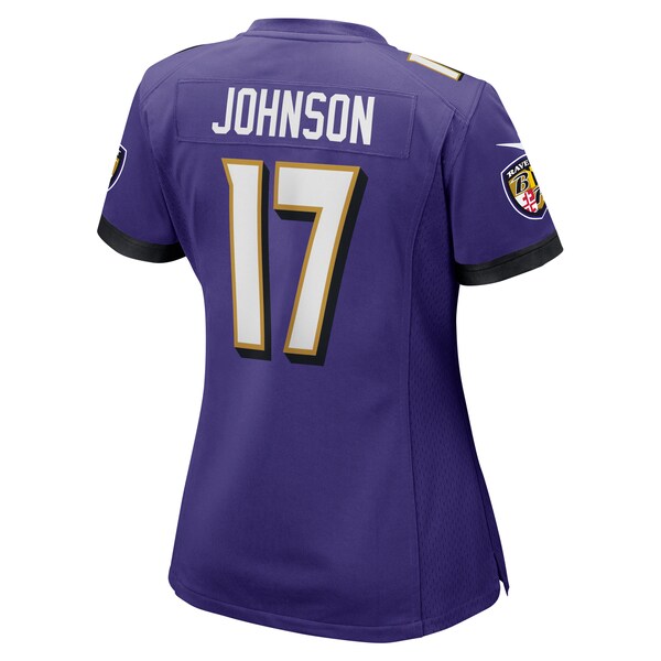 Josh Johnson Baltimore Ravens Nike Women's  Game Jersey -  Purple