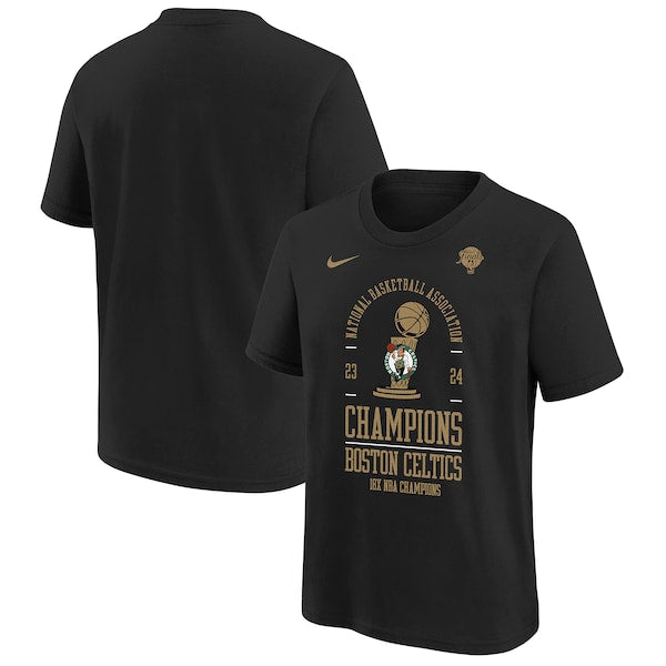 Boston Celtics Nike Youth 18-Time NBA Finals Champions Locker Room T-Shirt - Black