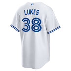 Nathan Lukes Toronto Blue Jays Nike Home Replica Jersey - White