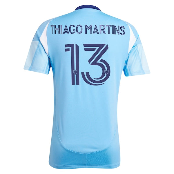 Thiago Martins New York City FC adidas 2025 The Excelsior Kit Replica Player Jersey - Light Blue