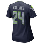 K'Von Wallace Seattle Seahawks Nike Women's Team Game Jersey -  College Navy