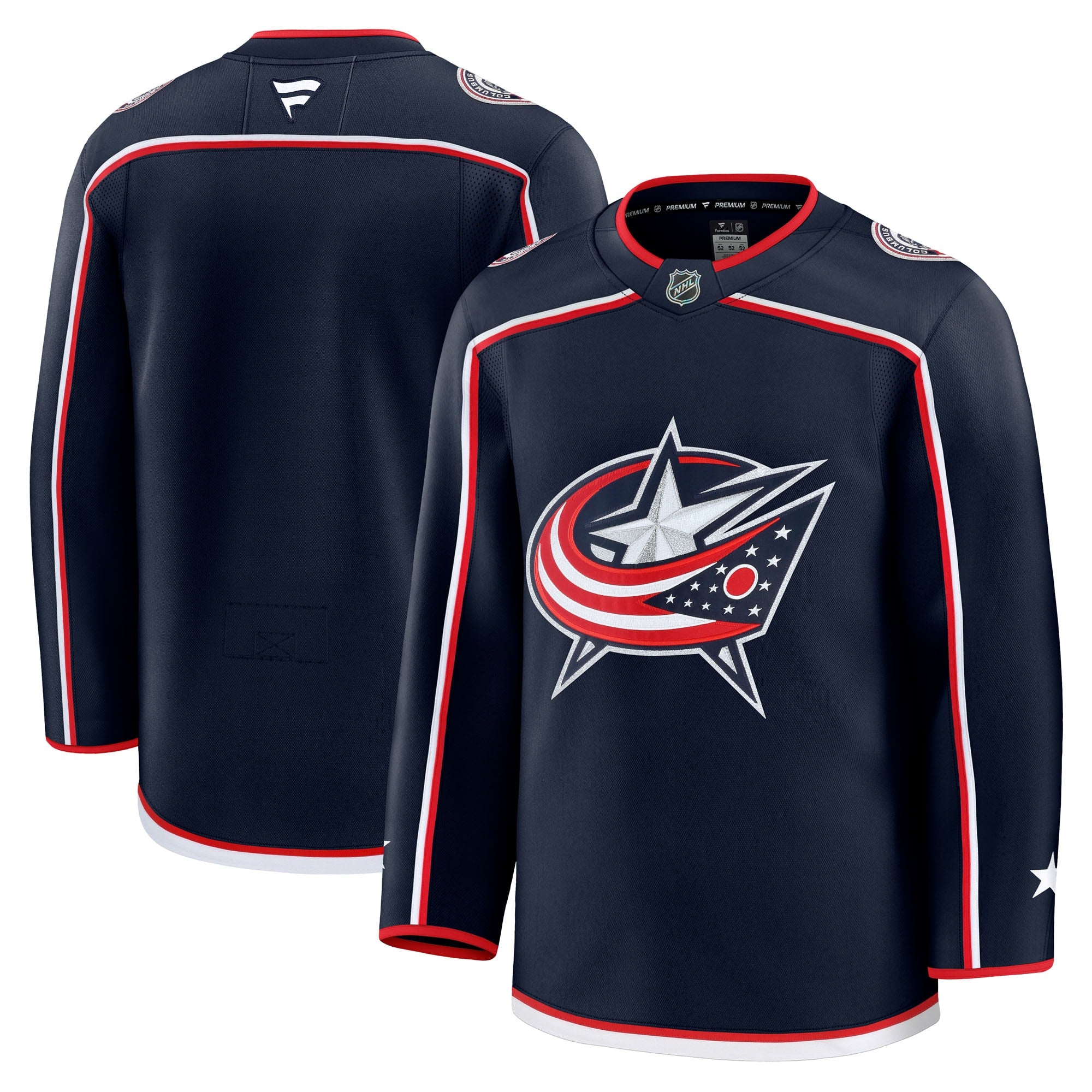 Columbus Blue Jackets  Away Premium Jersey - White/Navy