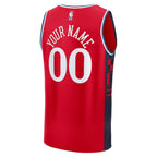 LA Clippers  Fast Break Custom Jersey - Statement Edition - Red/White/Navy