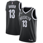 James Harden Brooklyn Nets Nike 2020/21 Swingman Jersey Black - Icon Edition