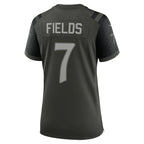 Justin Fields New York Jets Nike Women's 2025 Rivalries Collection Game Jersey - Gotham Green