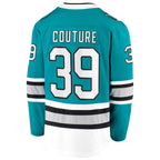 Logan Couture San Jose Sharks  30th Anniversary Premier Breakaway Player Jersey - Teal