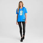 Taylor Heinicke Los Angeles Chargers Nike Women's  Game Jersey -  Powder Blue