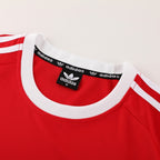 Adidas Short Sleeve Training Jersey Set - AD07- Red/ black