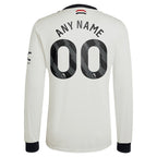 Manchester United adidas Originals  2024/25 Third Custom Replica Long Sleeve Jersey - Cream