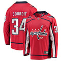 Justin Sourdif Washington Capitals  Home Breakaway Jersey - Red
