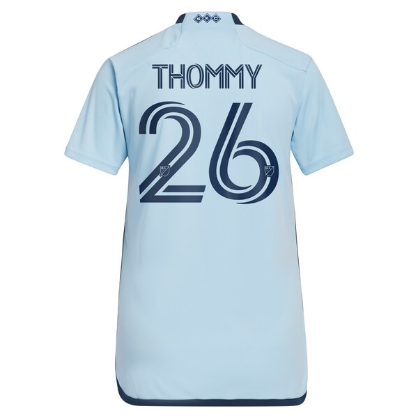 Erik Thommy Sporting Kansas City adidas Women's 2024 Hoops 4.0 Replica Player Jersey – Light Blue