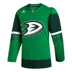 Anaheim Ducks adidas 2023 St. Patrick's Day Primegreen Authentic Jersey - Kelly Green