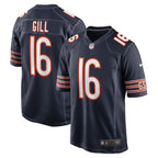 Trenton Gill Chicago Bears Nike Game Player Jersey - Navy
