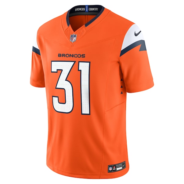 Justin Simmons Denver Broncos Nike Vapor F.U.S.E. Limited Jersey - Orange/Navy/White