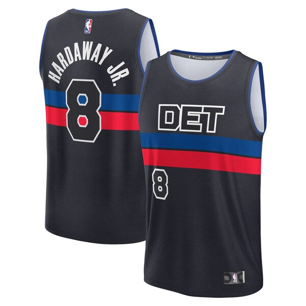 Tim Hardaway Jr. Detroit Pistons  Youth Fast Break Player Jersey - Statement Edition - Black