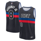 Tim Hardaway Jr. Detroit Pistons  Youth Fast Break Player Jersey - Statement Edition - Black
