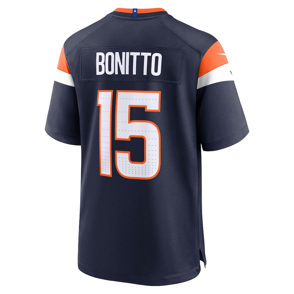 Nik Bonitto Denver Broncos Nike Alternate Game Jersey - Navy