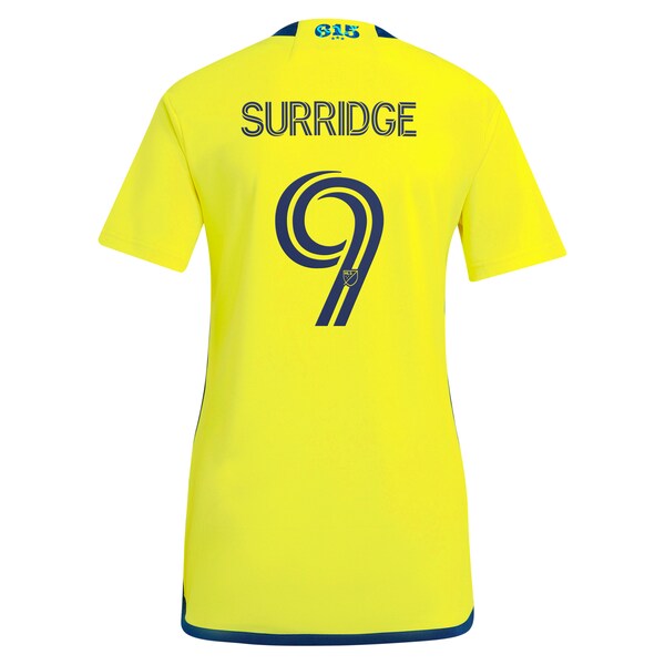 Sam Surridge Nashville SC adidas Women's 2024 The 615 Kit Replica Player Jersey - Yellow