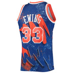 Patrick Ewing New York Knicks Hardwood Classics 1991/92 Hyper Hoops Swingman Jersey - Blue
