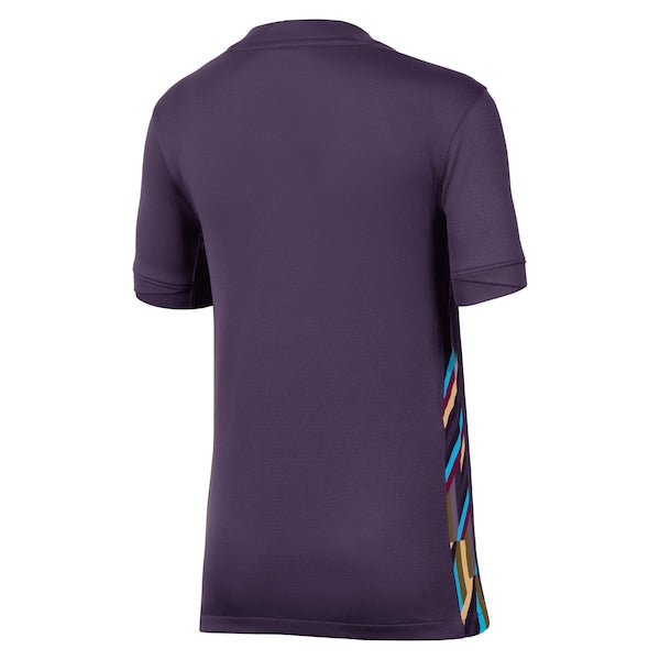 England National Team Nike Youth 2024 Away Replica Blank Jersey - Purple