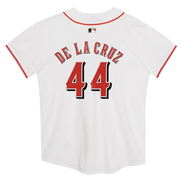 Elly De La Cruz Cincinnati Reds Nike Preschool Home Game Jersey - White