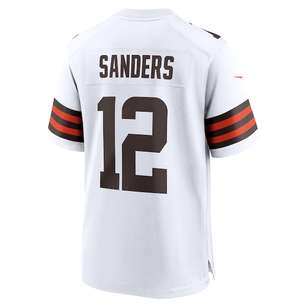 Shedeur Sanders Cleveland Browns Nike 2025 NFL Draft Game Jersey - White/Brown