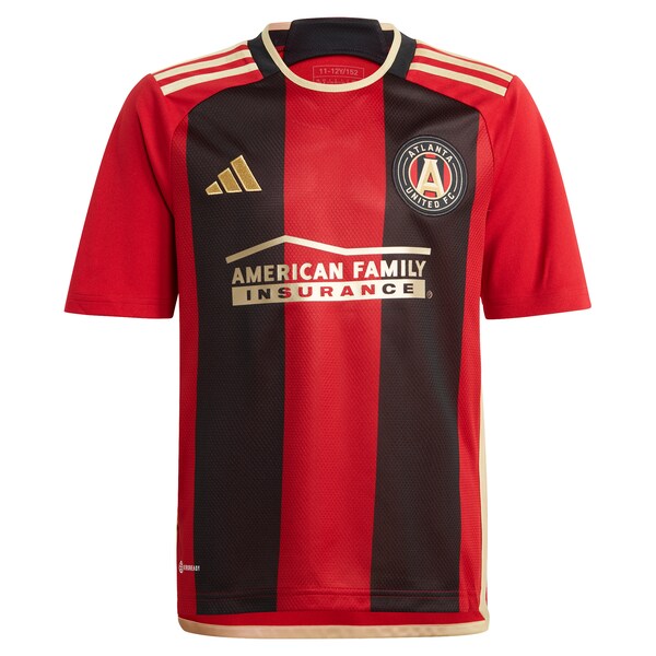 Caleb Wiley Atlanta United FC adidas Youth 2024 The17's Kit Replica Player Jersey - Black