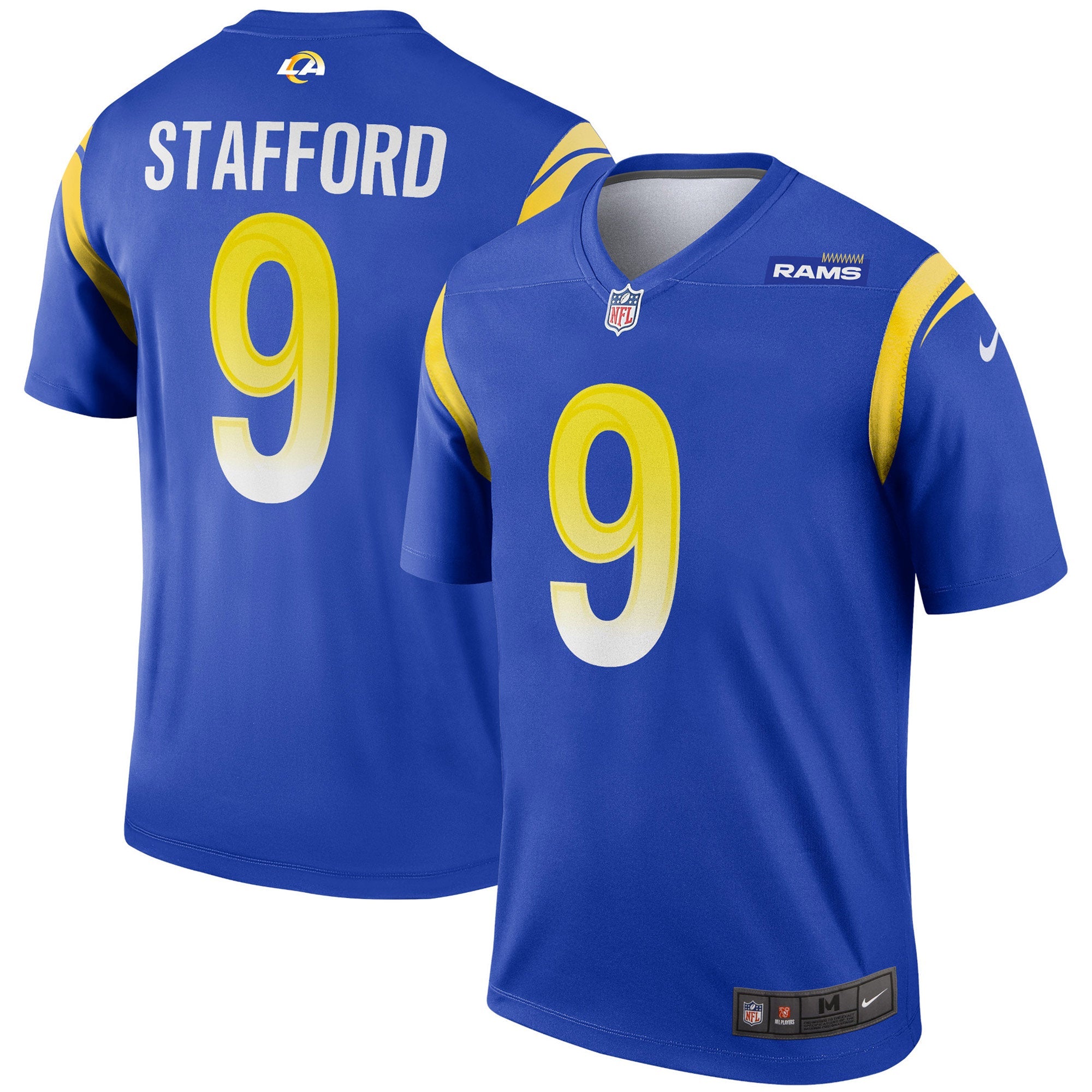 Matthew Stafford Los Angeles Rams Nike Legend Jersey - White/Royal