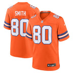 Rod Smith Denver Broncos Nike Mile High Collection 1977 Throwback Retired Player Game Jersey - Orange