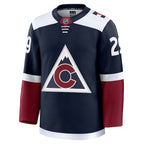 Nathan MacKinnon Colorado Avalanche  Alternate Premium Jersey - Navy/Burgundy/White