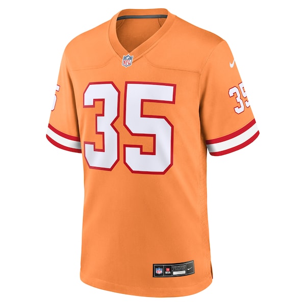 Jamel Dean Tampa Bay Buccaneers Nike Throwback Game Jersey - Orange/Red